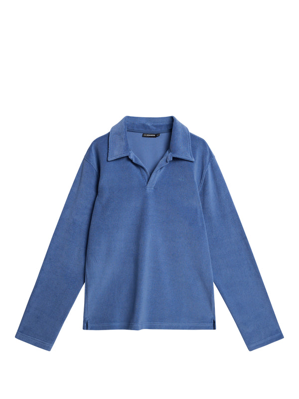 J.lindeberg Thomas Terry Shirt Bijou Blue