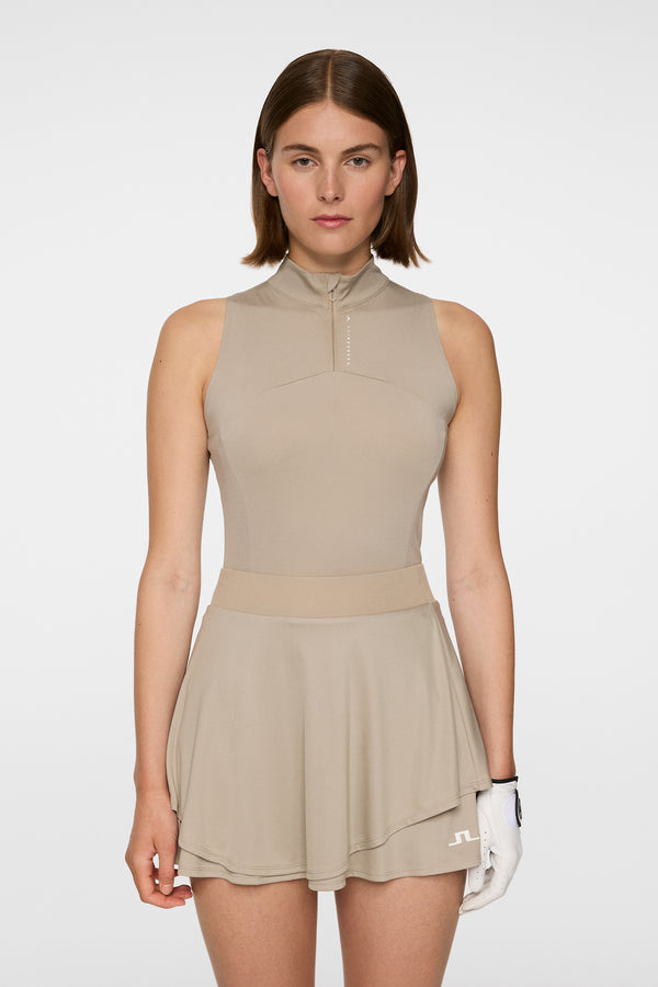 j.lindeberg Tiana Sleeveless Top Vintage Khaki