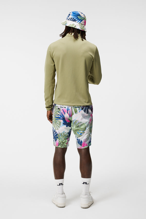 J.lindeberg Tim Print Shorts Calypso Oil Green