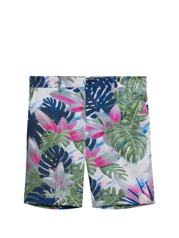 J.lindeberg Tim Print Shorts Calypso Oil Green