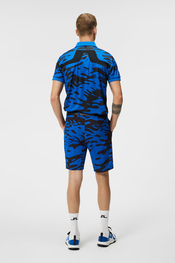 J.lindeberg Tim Print Shorts Neptune Nautical Blue