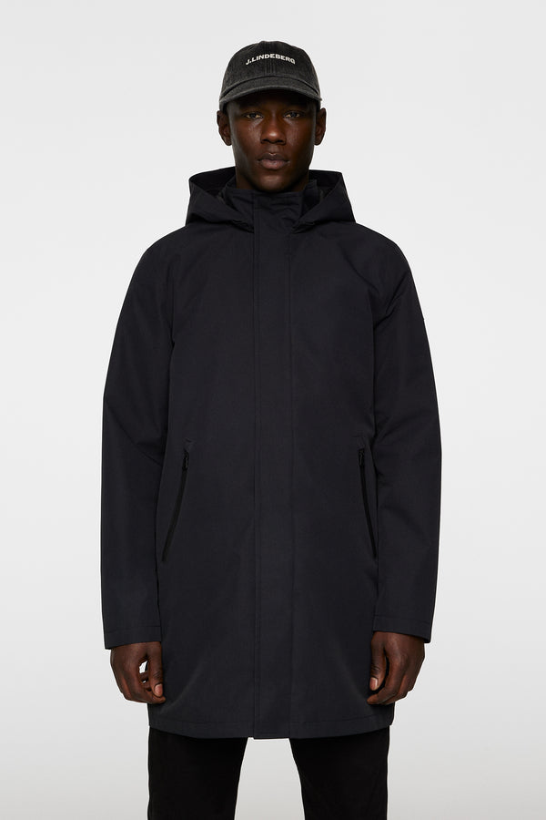 j.lindeberg Tobias 2L Midlength Jacket Black