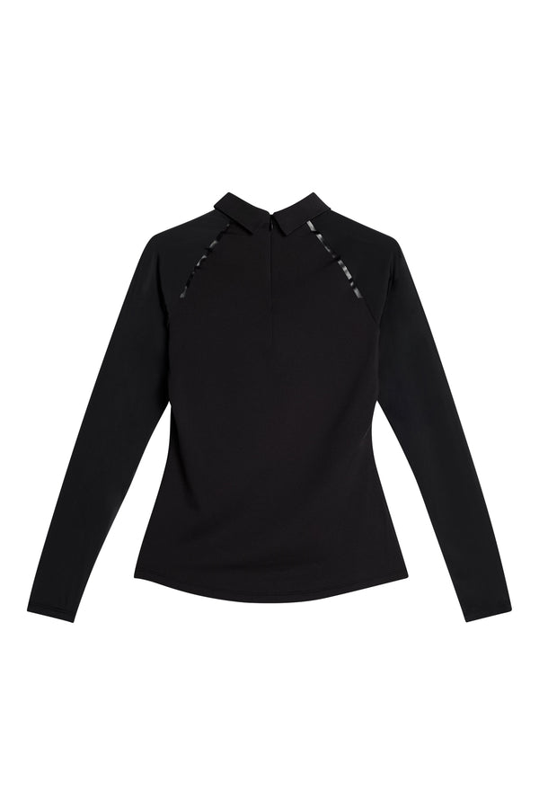 J.lindeberg Tori Hybrid LS Polo Black