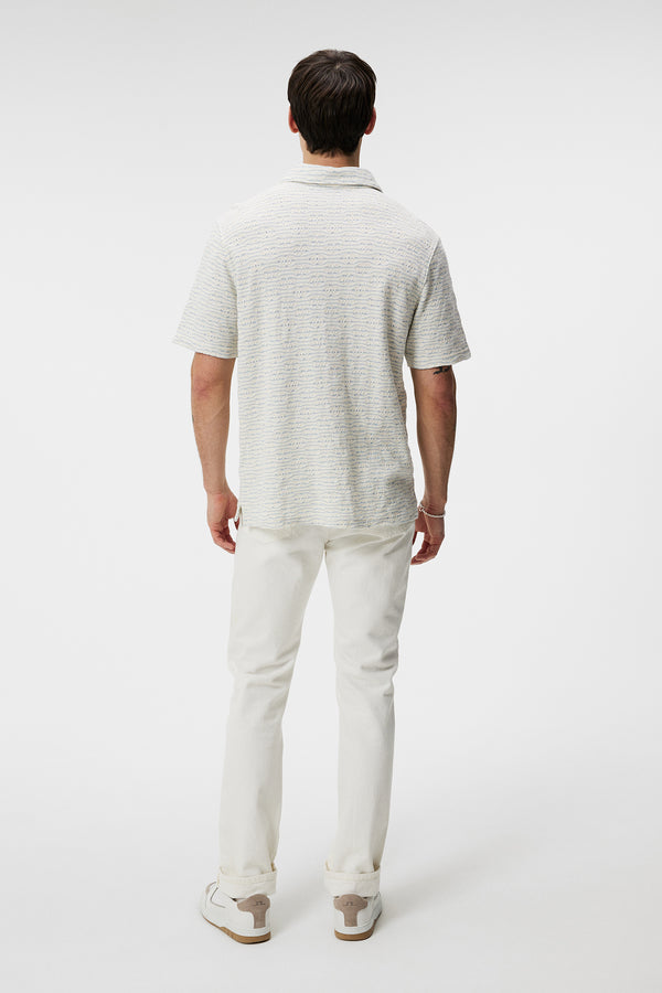 J.lindeberg Torpa Structure Shirt Chambray Blue