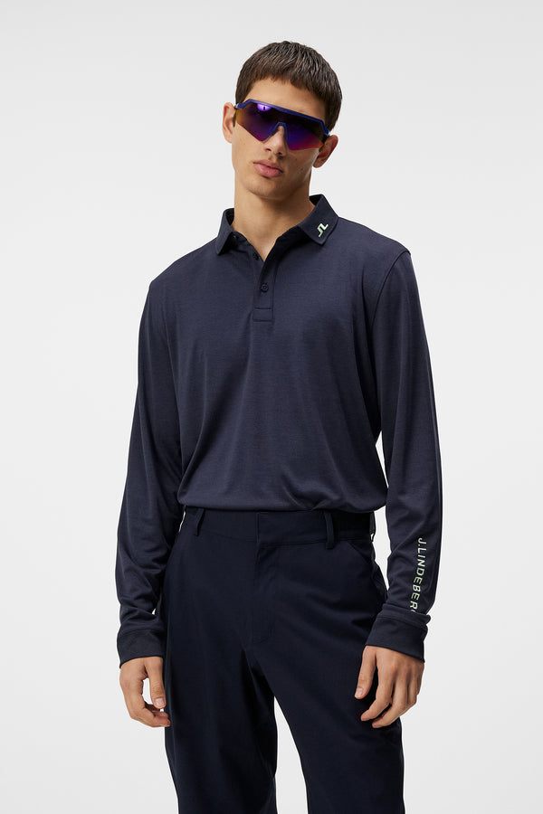 j.lindeberg Tour Tech Long Sleeve Navy Melange