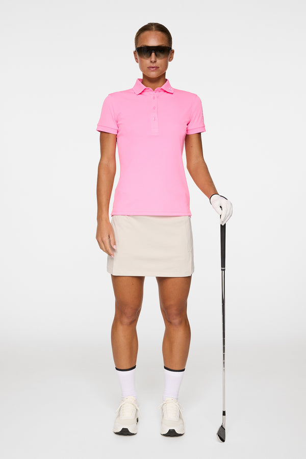 J.lindeberg Tour Tech Polo Eosine Pink