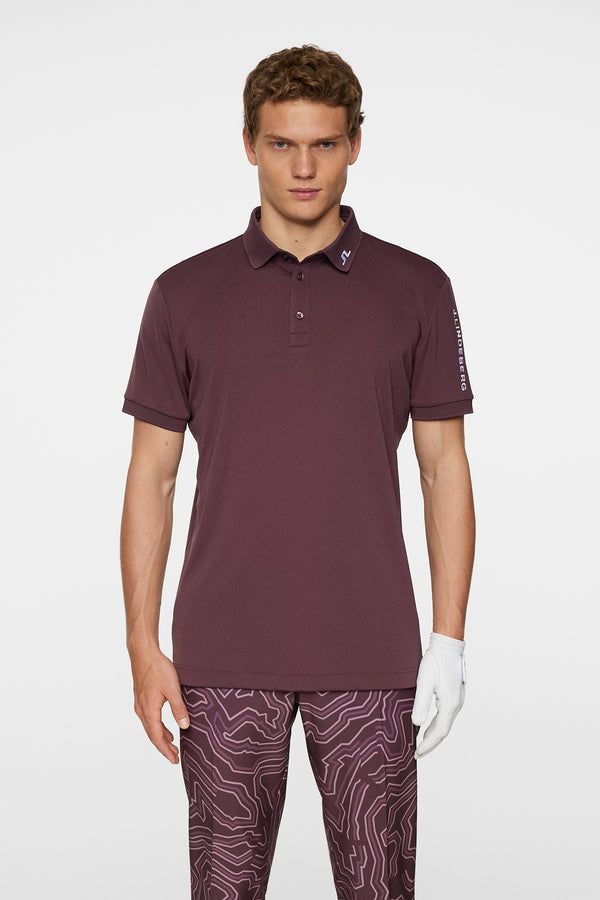 j.lindeberg Tour Tech Polo Huckleberry