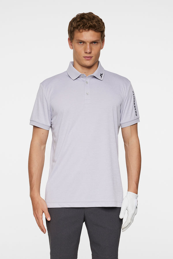 j.lindeberg Tour Tech Polo Light Grey Melange