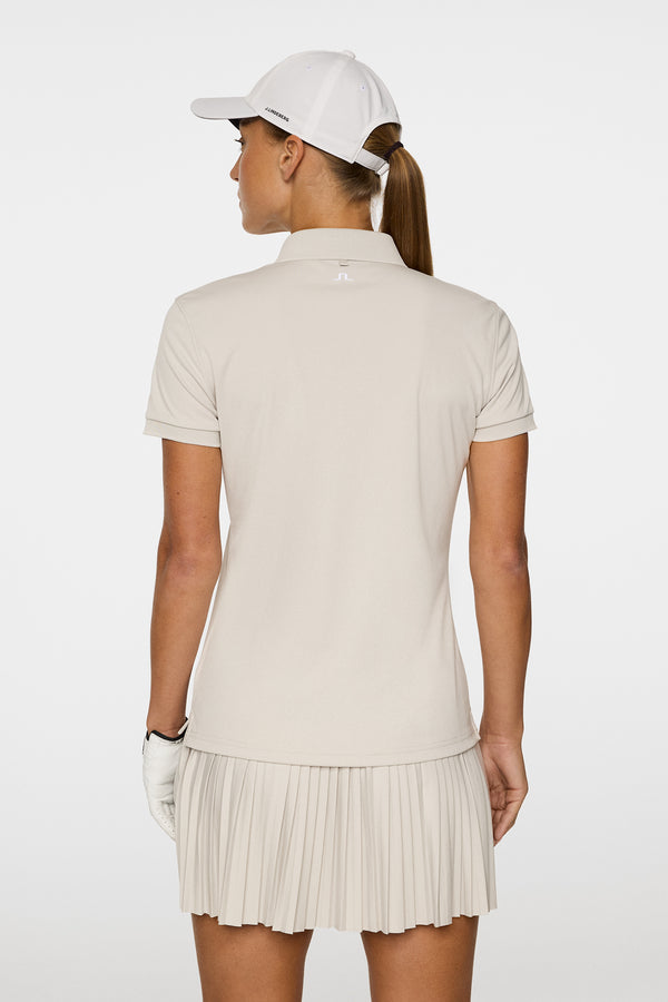 J.lindeberg Tour Tech Polo Moonbeam