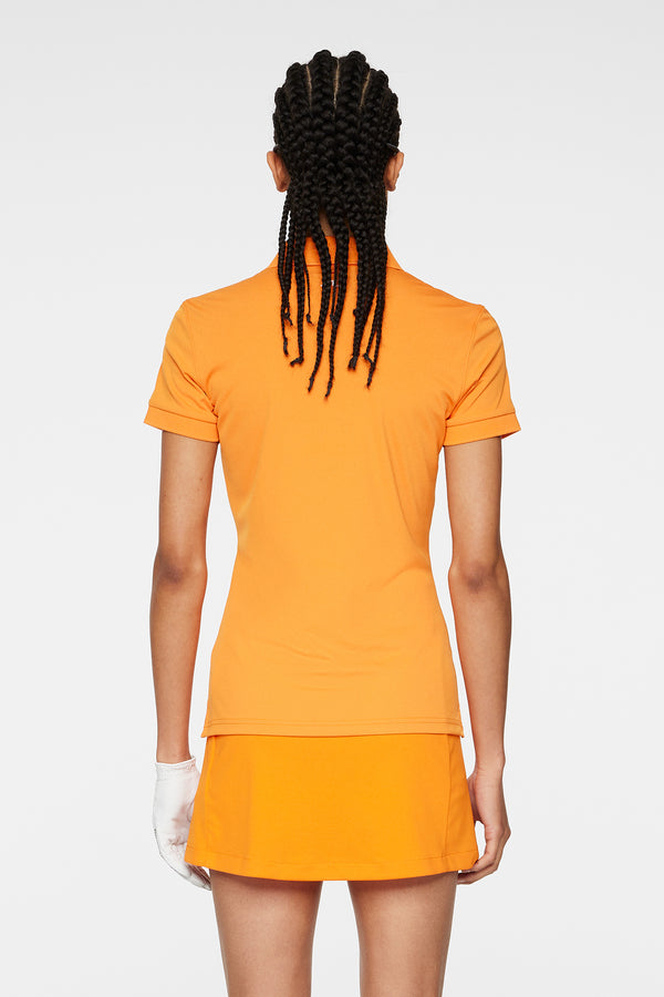 J.lindeberg Tour Tech Polo Persimmon Orange