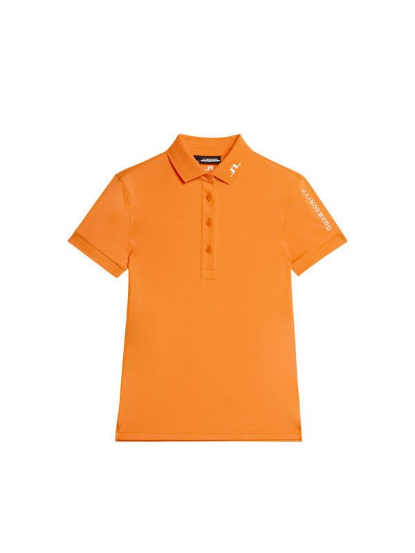 J.lindeberg Tour Tech Polo Persimmon Orange