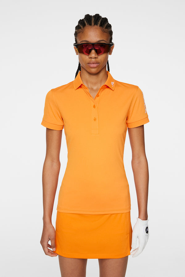 j.lindeberg Tour Tech Polo Persimmon Orange