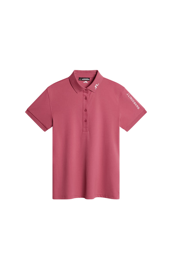 J.lindeberg Tour Tech Polo Rose Wine
