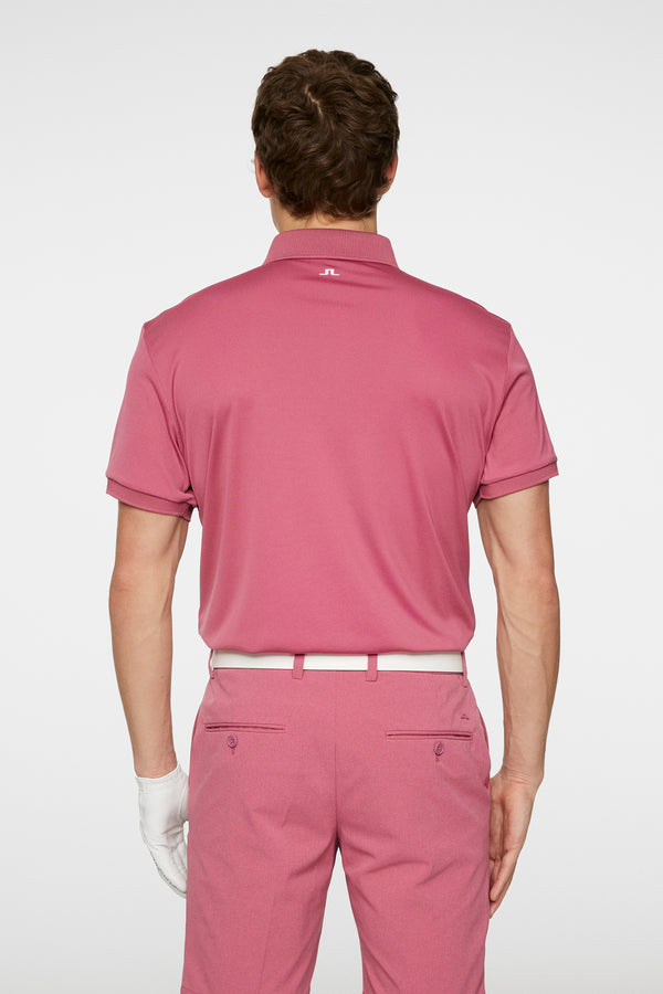 J.lindeberg Tour Tech Polo Rose Wine