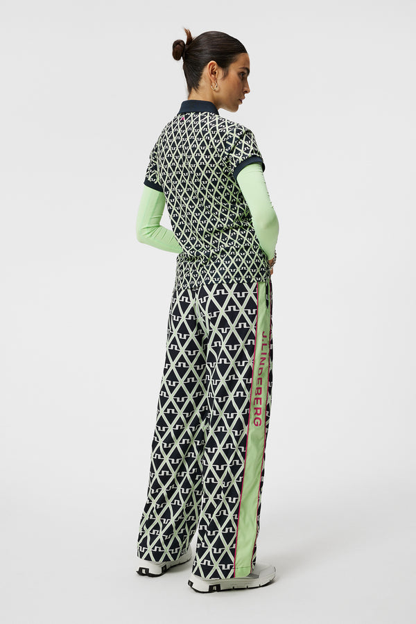 J.lindeberg Tour Tech Print Polo Geo JL Navy