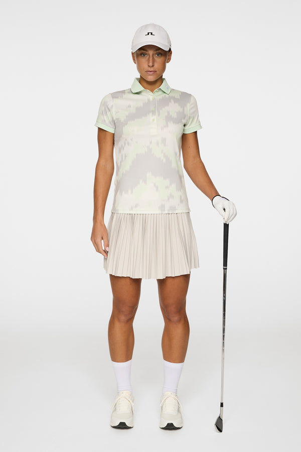 J.lindeberg Tour Tech Print Polo Warp Ambrosia L