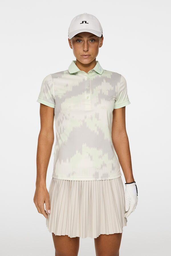 j.lindeberg Tour Tech Print Polo Warp Ambrosia L