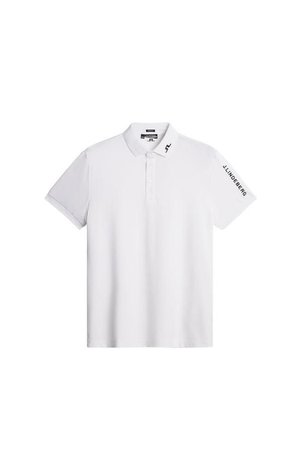 J.lindeberg Tour Tech Reg Fit Golf Polo White
