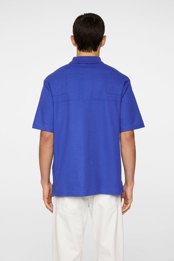 J.lindeberg Trond Polo Pique Clematis Blue