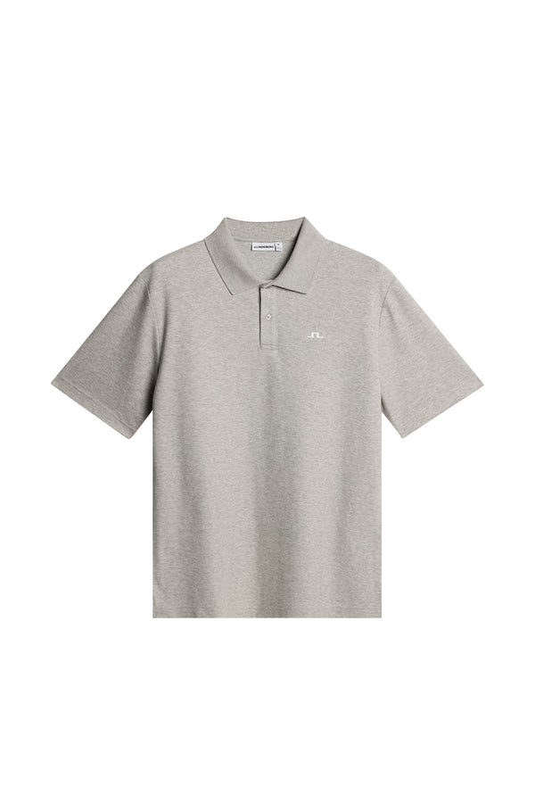 J.lindeberg Trond Polo Pique Light Grey Melange