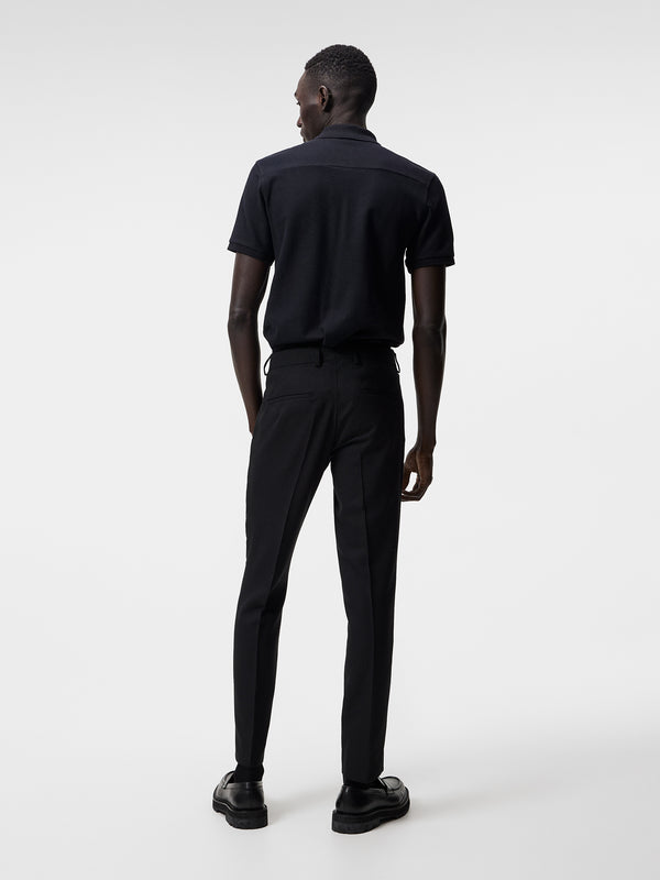 J.lindeberg Troy Pique Polo Shirt Black