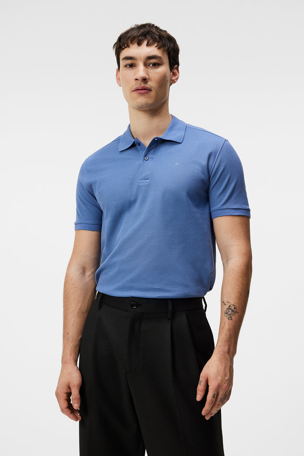 j.lindeberg Troy Polo Shirt Bijou Blue