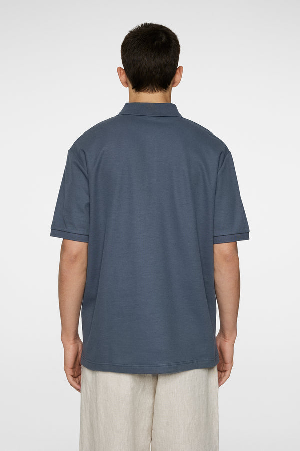 J.lindeberg Truls Polo Pique Ombre Blue