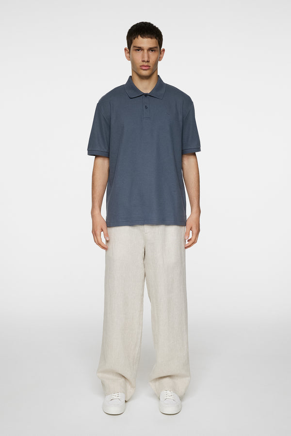 J.lindeberg Truls Polo Pique Ombre Blue