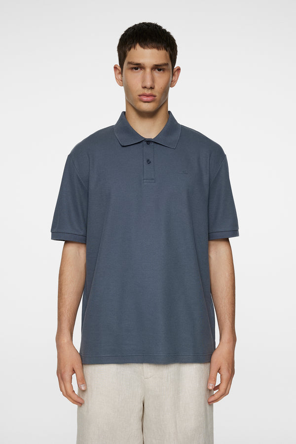 j.lindeberg Truls Polo Pique Ombre Blue