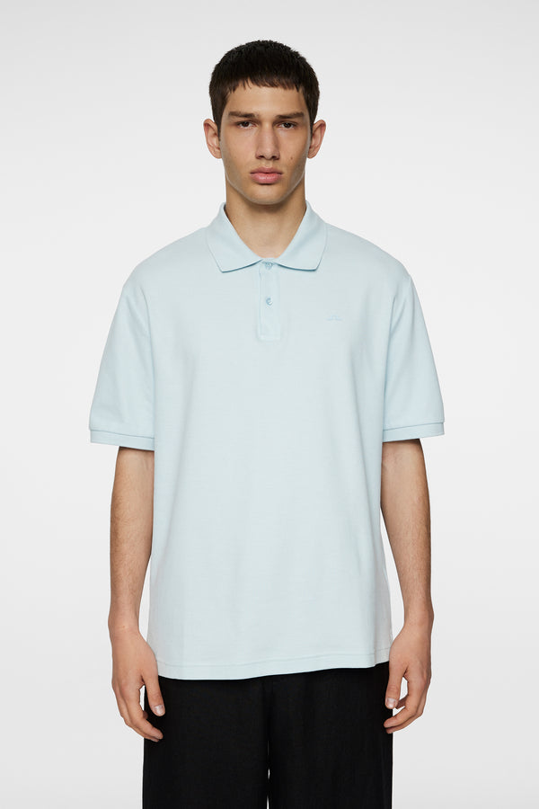 j.lindeberg Truls Polo Pique Winter Sky