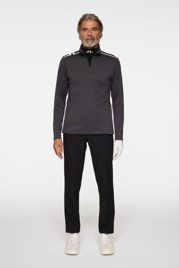 J.lindeberg Vinnie Quarter Zip Mid Layer Asphalt