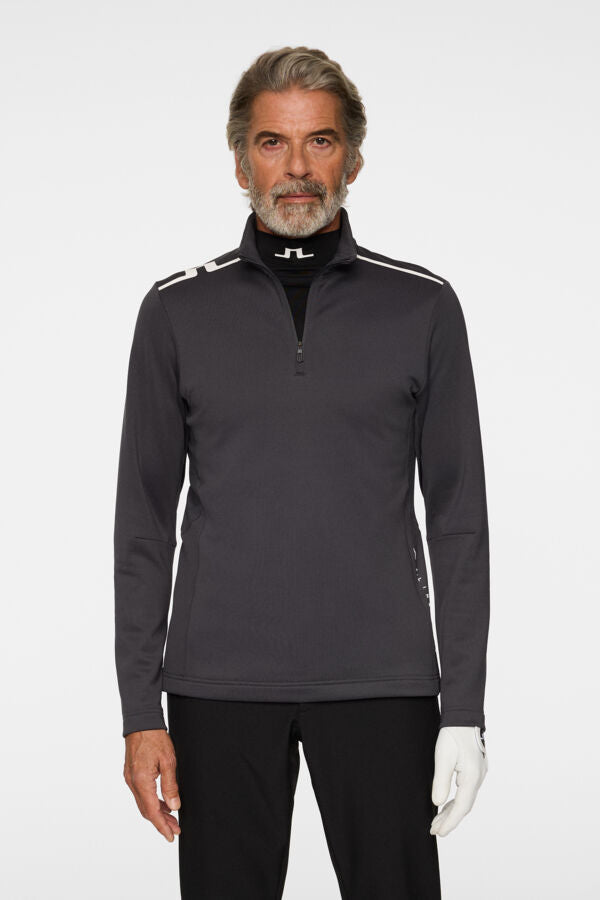 j.lindeberg Vinnie Quarter Zip Mid Layer Asphalt