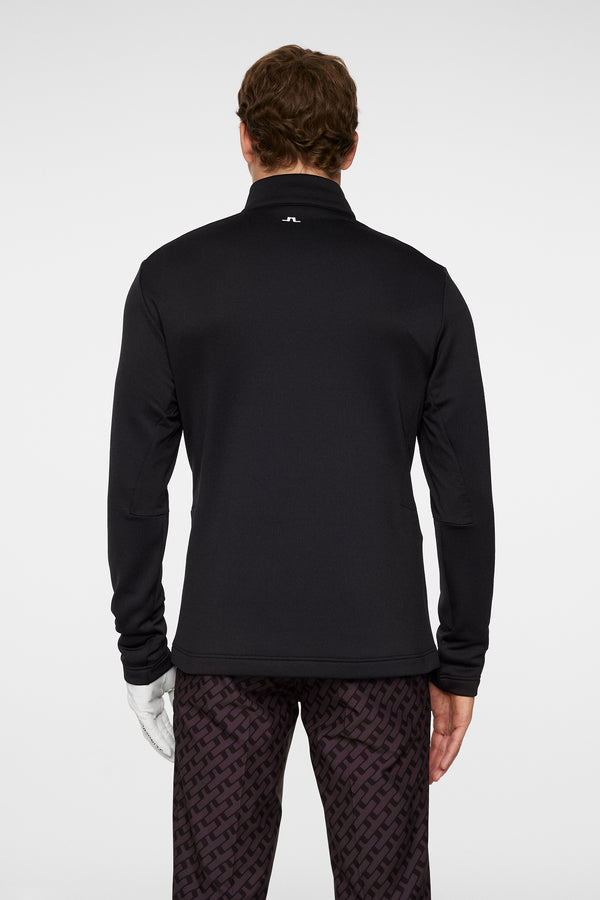 J.lindeberg Vinnie Quarter Zip Mid Layer Black