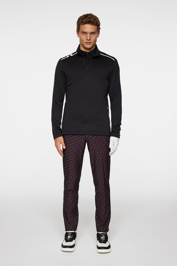 J.lindeberg Vinnie Quarter Zip Mid Layer Black