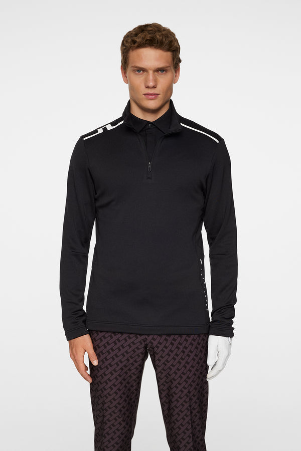 j.lindeberg Vinnie Quarter Zip Mid Layer Black