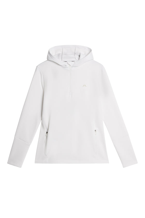 J.lindeberg W Aerial Quarter Zip Hood White