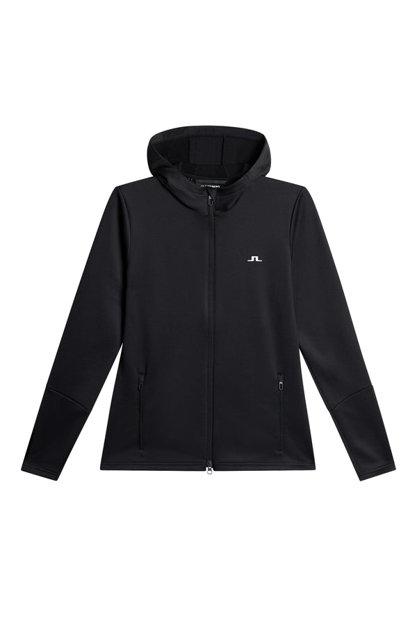 J.lindeberg W Aerial Zip Hood Black