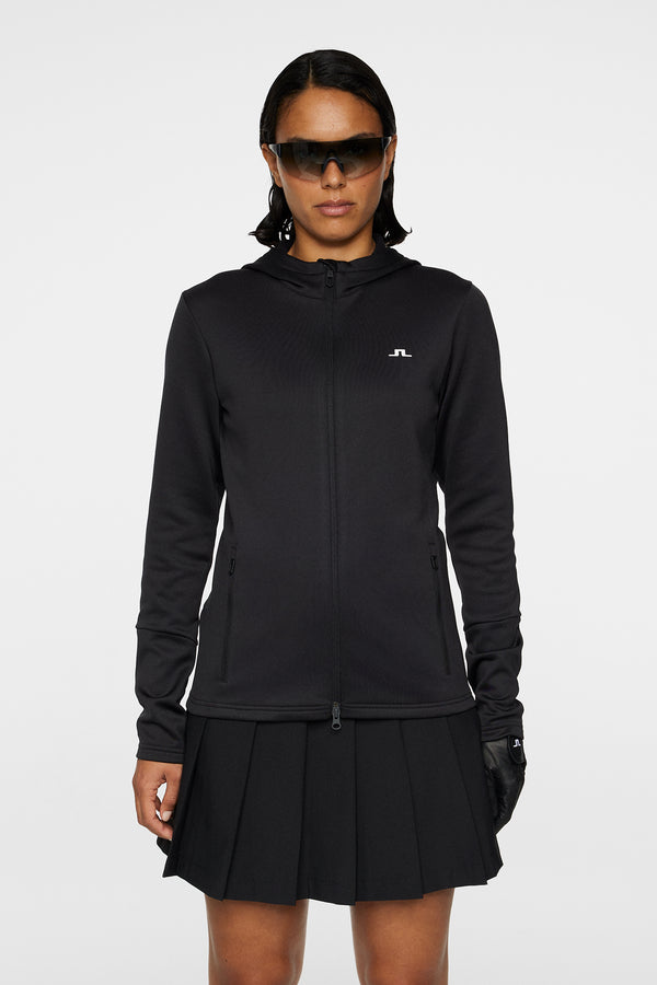 j.lindeberg W Aerial Zip Hood Black