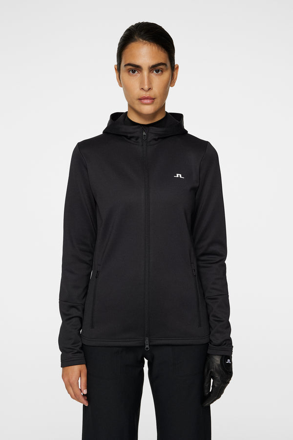 j.lindeberg W Aerial Zip Hood Black