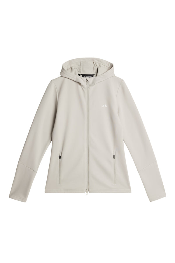 J.lindeberg W Aerial Zip Hood Moonbeam