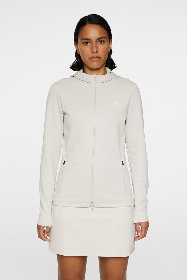 j.lindeberg W Aerial Zip Hood Moonbeam