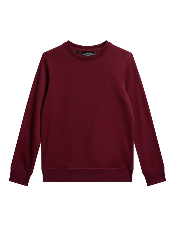 J.lindeberg W Alpha Crew Neck Cabernet