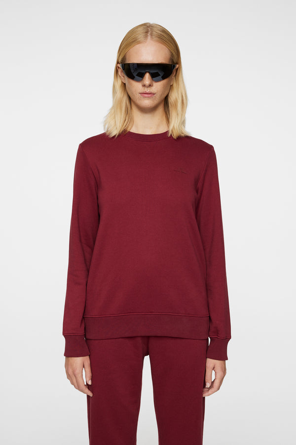 j.lindeberg W Alpha Crew Neck Cabernet