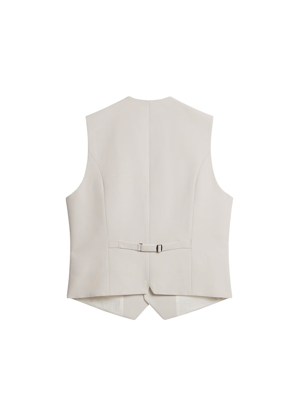 J.lindeberg Walid Double Weave Waistcoat Moonbeam