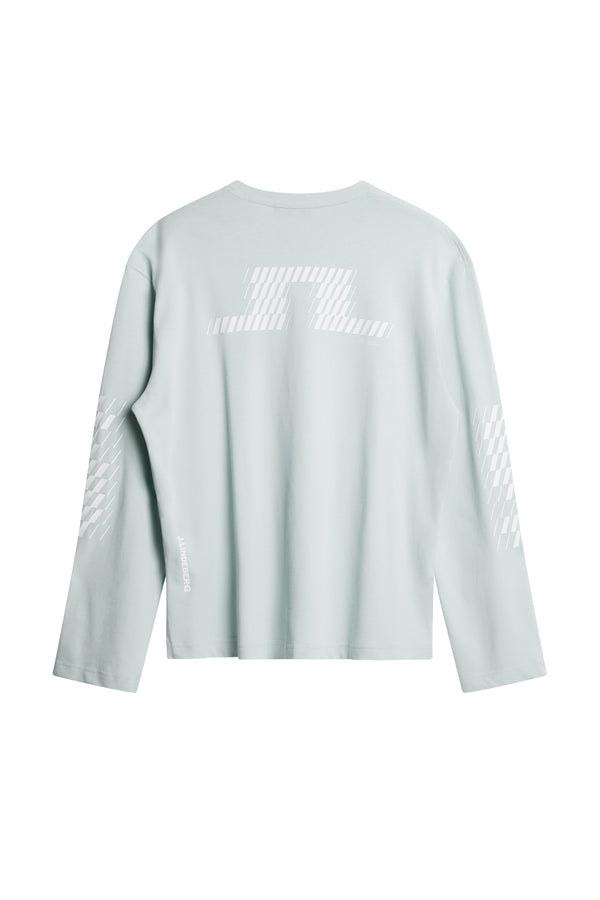 J.lindeberg Walsh LS Print T Shirt Winter Sky