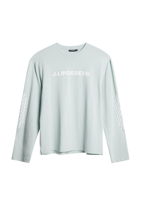 J.lindeberg Walsh LS Print T Shirt Winter Sky