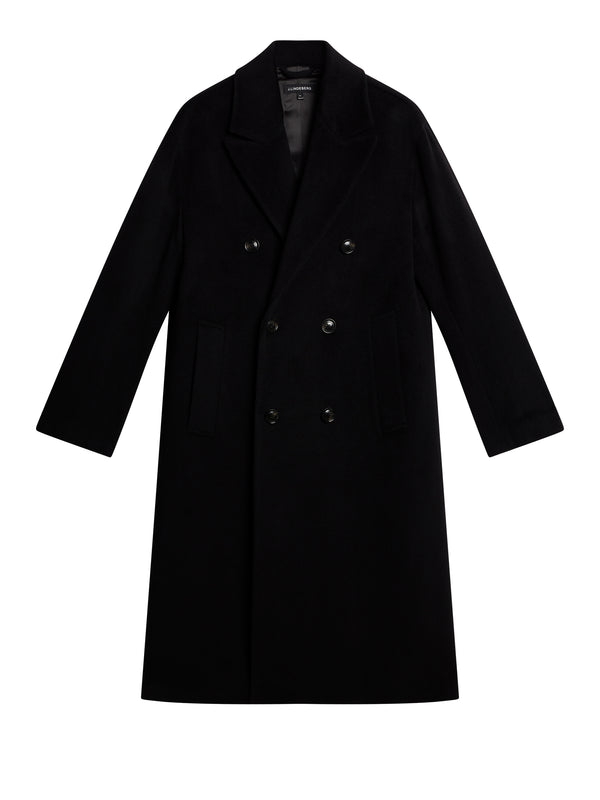 J.lindeberg Willy Wool Coat Black