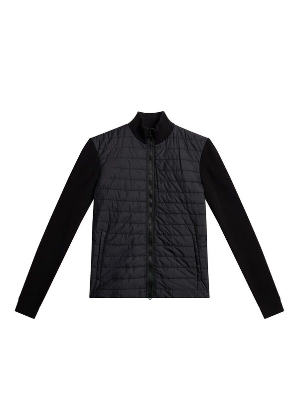 J.lindeberg Wren Knitted Hybrid Jacket Black