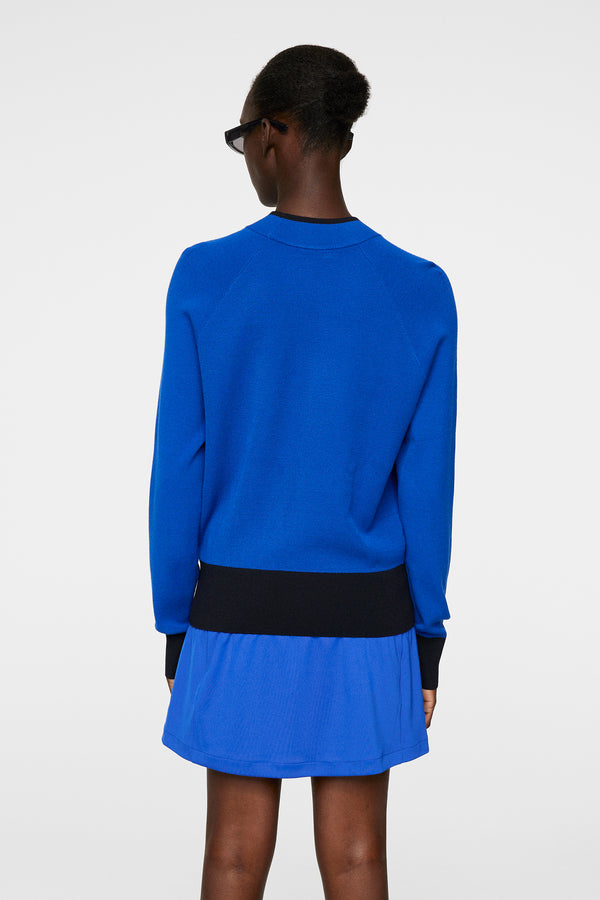 J.lindeberg Zoe Knitted Sweater Club Blue