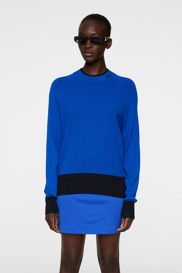 j.lindeberg Zoe Knitted Sweater Club Blue